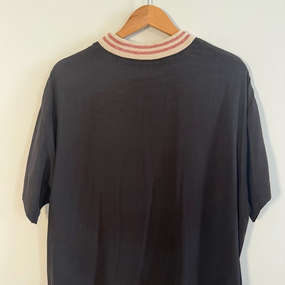 Aquarius Black 95% Silk Short Sleeve Dress, Size 1 (4/6) Offers Welcome! - Picture 4 of 9